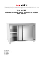 Ggm Gastro ASK126 Manual
