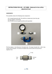 Scuba SCT-0808 Instructions For Use Manual