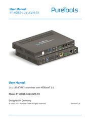 PureTools PT-HDBT-1021KVM-TX User Manual