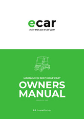 ECAR GOLF MAGNUM 2 Owner's Manual