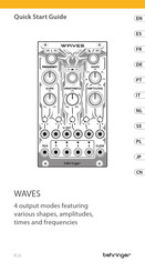 Behringer WAVES Quick Start Manual
