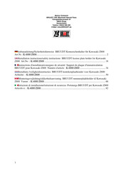 BRUUDT K-4000 Z800 Installation Instructions And Safety Information