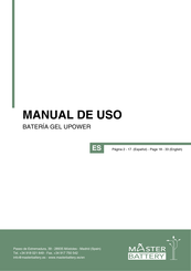 Master Battery UPower UP-G26-12 Operating Manual