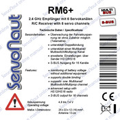 Servonaut RM6+ Manual