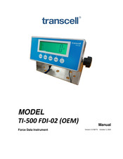 Transcell Technology TI-500 FDI-02 Manual