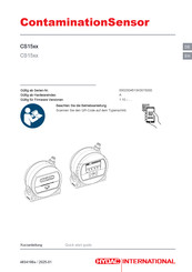 HYDAC International ContaminationSensor CS1520-1-1/-000 Quick Start Manual