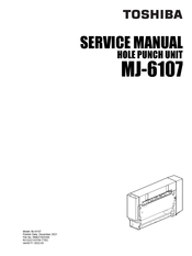 Toshiba MJ-6107 Service Manual