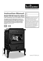 Hi-Flame Aidan Eco HFB-443 Instruction Manual