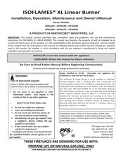 EarthCore ISOFLAMES XL ISFXLB48 Installation, Operation And Maintenance Owner’s Manual