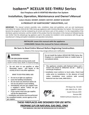 EarthCore iSokern XCELUX SEE-THRU 82X48ST Installation, Operation And Maintenance Owner’s Manual