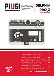 Piusi DELPHIN PRO X Quick Manual