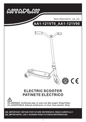 Aiyaplay AA1-121V70 Instruction Manual