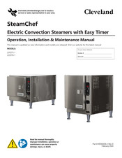 Cleveland SteamChef 22CET33.1 240/60/1 Operation Installation Maintenance Manual