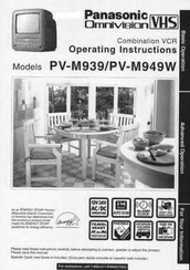 Panasonic PV-M949W Operating Operating Instructions Manual
