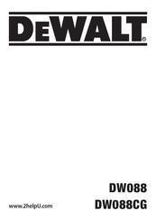DeWalt DW088KD Original Instructions Manual