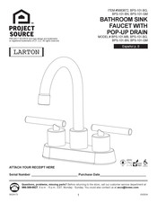 Lf PROJECT SOURCE LARTON BPS-101-MB Manual