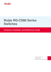 Ruijie RG-CS86 Series Hardware  Installation And Reference Manual