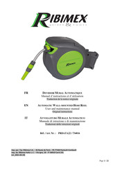 Ribimex 734016 User And Maintenance Manual
