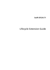 Acer SFG16-71 Lifecycle Extension Manual