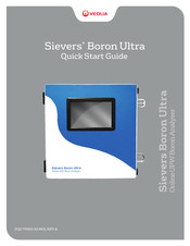 Veolia Sievers Boron Ultra Quick Start Manual