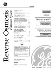 GE Profile PNRQ21LBN Owner's Manual And Installation