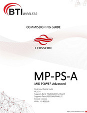 BTI Wireless CROSSFIRE MP-PS-A Commissioning Manual