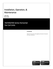 First Co 26 HXS Installation Operation & Maintenance