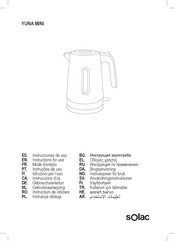 SOLAC YUNA MINI Instructions For Use Manual