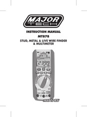Major tech MT878 Instruction Manual