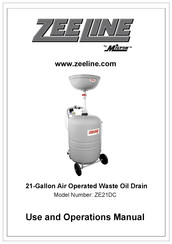 Milton Zeeline ZE21DC Operation Manual