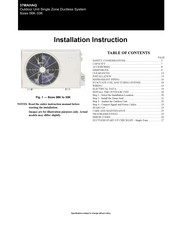 Carrier 37MAHAQ33AA3 Installation Instruction