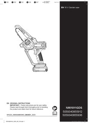 Kingfisher NMI1011GDS Original Instructions Manual