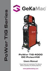 GeKaMac PoWer TIG 4000 DC Pulse-HW User Manual