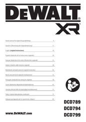 DeWalt DCD794D2T Original Instructions Manual