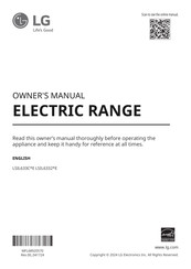 LG LSIL633C E Series Owner's Manual
