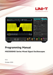 UNI-T MSO3054HD Programming Manual