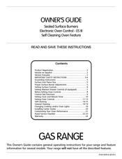 Tappan TGF375CHSF Owner's Manual