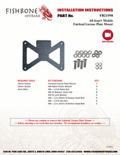 Fishbone Offroad FB21098 Installation Instructions