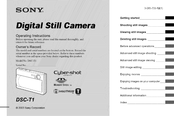 Sony Cyber-shot DSC-T1 Operating Instructions Manual
