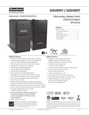 Goodman GRVM97 Manual