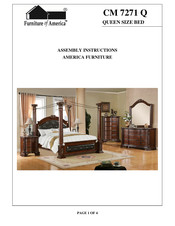 Furniture of America CM7271Q Assembly Instructions Manual