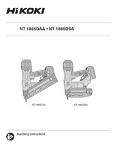 HIKOKI NT1865DSA(H4Z) Manual