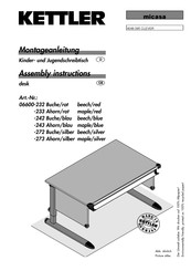 Kettler CLEVER 06600-242 Assembly Instructions Manual