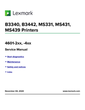 Lexmark MS331dn Service Manual