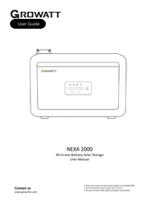 Growatt NEXA 2000 User Manual