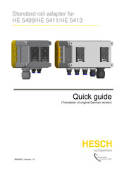 HESCH HE 5413 Quick Manual