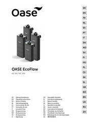Oase EcoFlow 150 Operating Instructions Manual