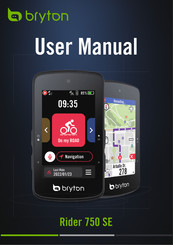 Bryton Rider 750 SE User Manual
