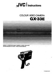 JVC GX-33E Instructions Manual