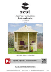 Zest 00629 Assembly Instructions Manual